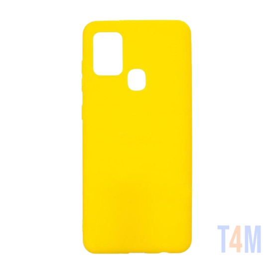 Silicone Case for Samsung Galaxy A21s Yellow